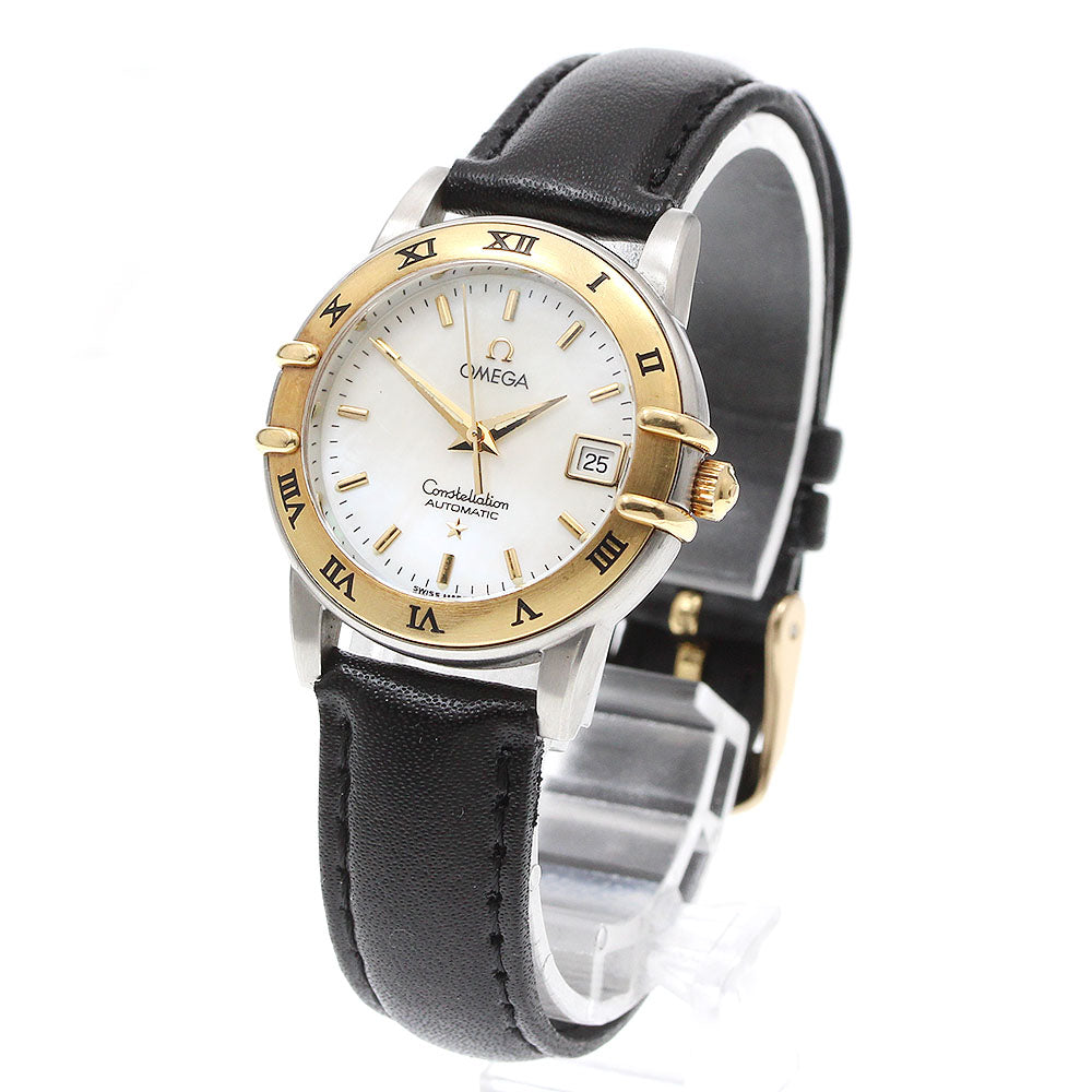 OMEGA Constellation Diamond Bezel White shell Dial Automatic Ladies Watch_606449