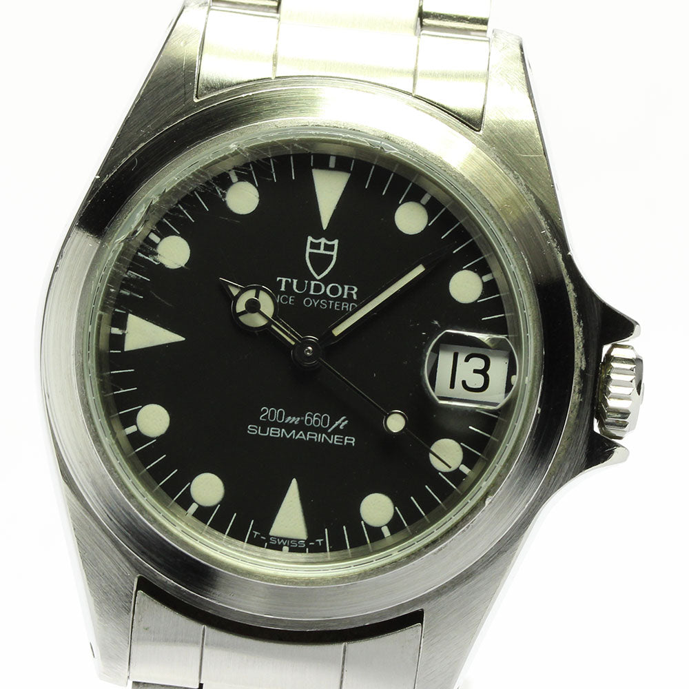 TUDOR Prince Oyster Date Submariner 75090 cal.2824-2 black Dial Automatic Men's Watch_609567