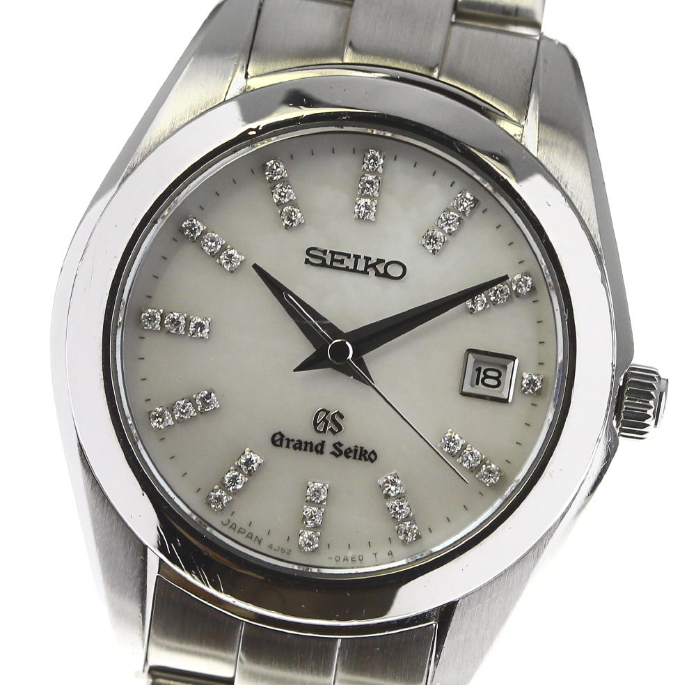 SEIKO Grand Seiko 4J52-0AB0 Diamond index Quartz Ladies Watch_611092