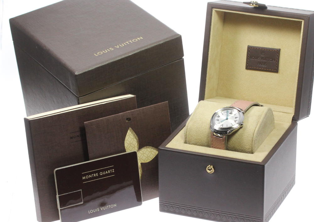 LOUIS VUITTON Q6J00 Silver Dial Quartz Ladies Watch_611530