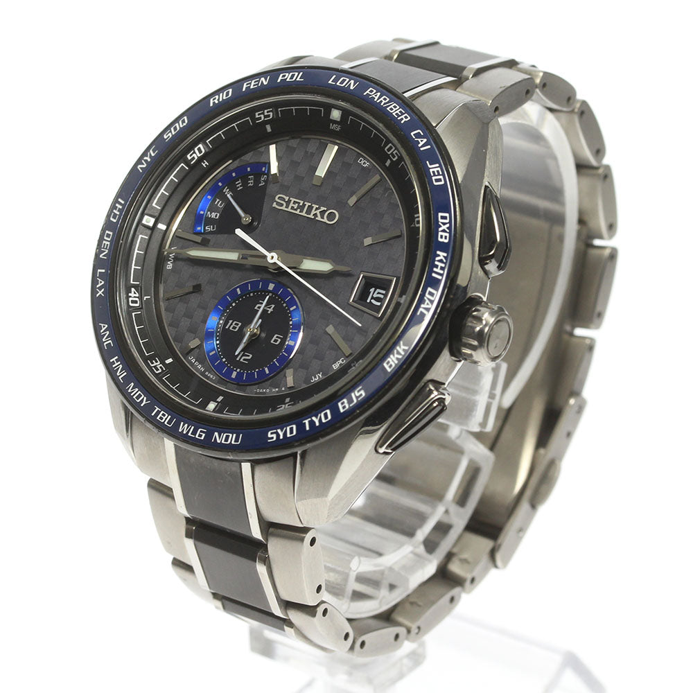 SEIKO Brights SAGA261/8B63-0AN0 Day date Solar Powered Radio Men's Watch_619968