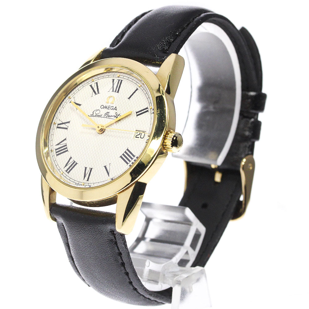 OMEGA Louis Brandt 166.0300 18K Yellow Gold Date  Automatic Men's Watch_621917