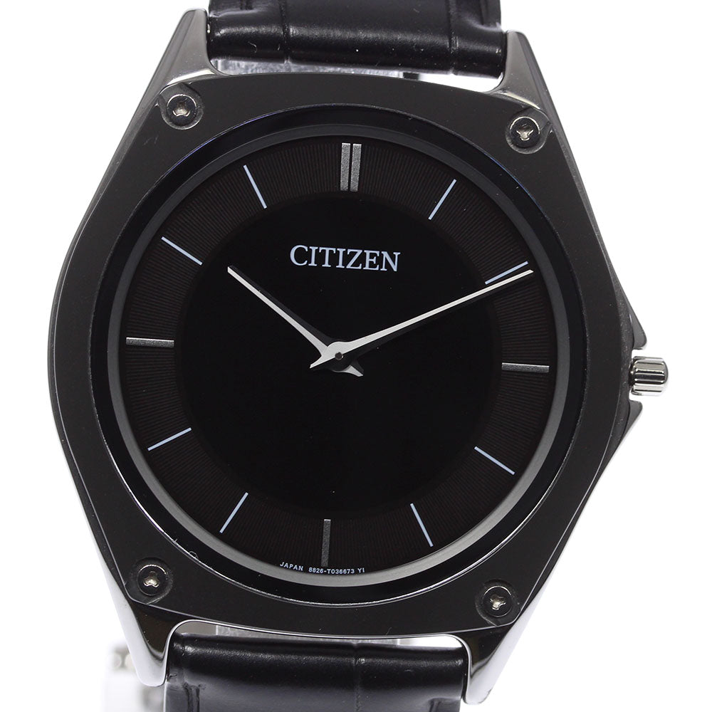 CITIZEN Eco Drive One 8826-T024351 Black Dial Solar Powered Men's Watch_633927