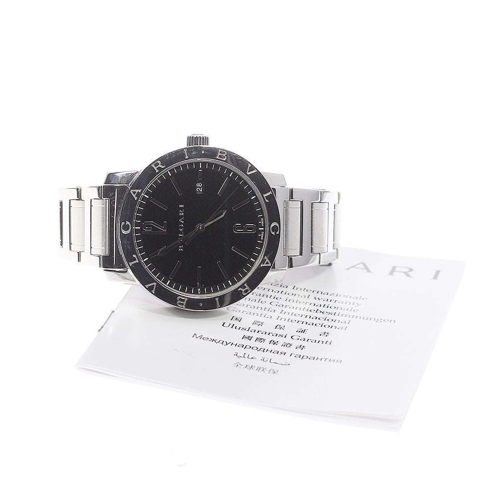 BVLGARI BVLGARIBVLGARI BB41S Date black Dial Automatic Men's Watch_635188