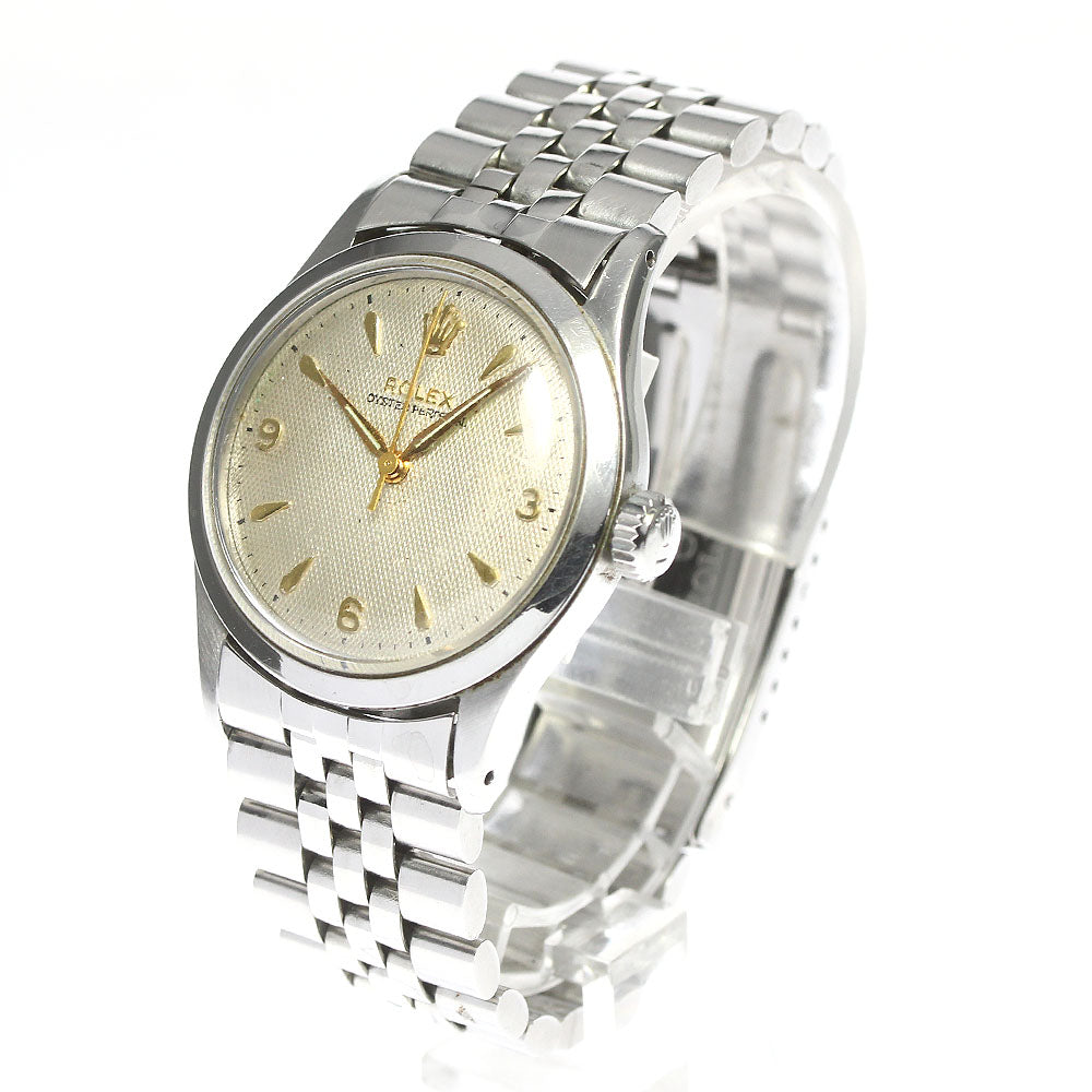 ROLEX Oyster paper 6332 Redandial Vintage Silver Dial Automatic Men's Watch_642742