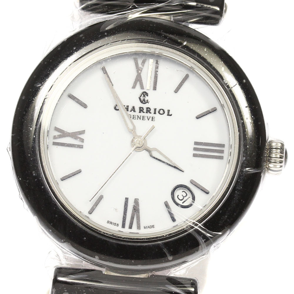 CHARRIOL Isle Black AE33CB.565.004 Ceramic Bezel Quartz Boy's Watch_643322