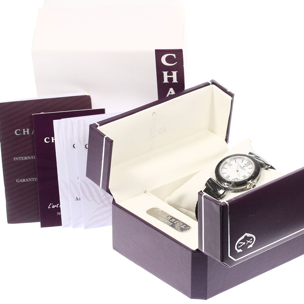 CHARRIOL Isle Black AE33CB.565.004 Ceramic Bezel Quartz Boy's Watch_643322