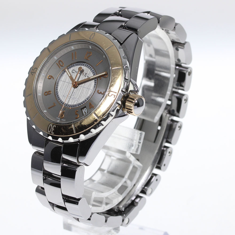 CHANEL J12 Chromatic H4185 Date gray Dial Automatic Men's Watch_647929