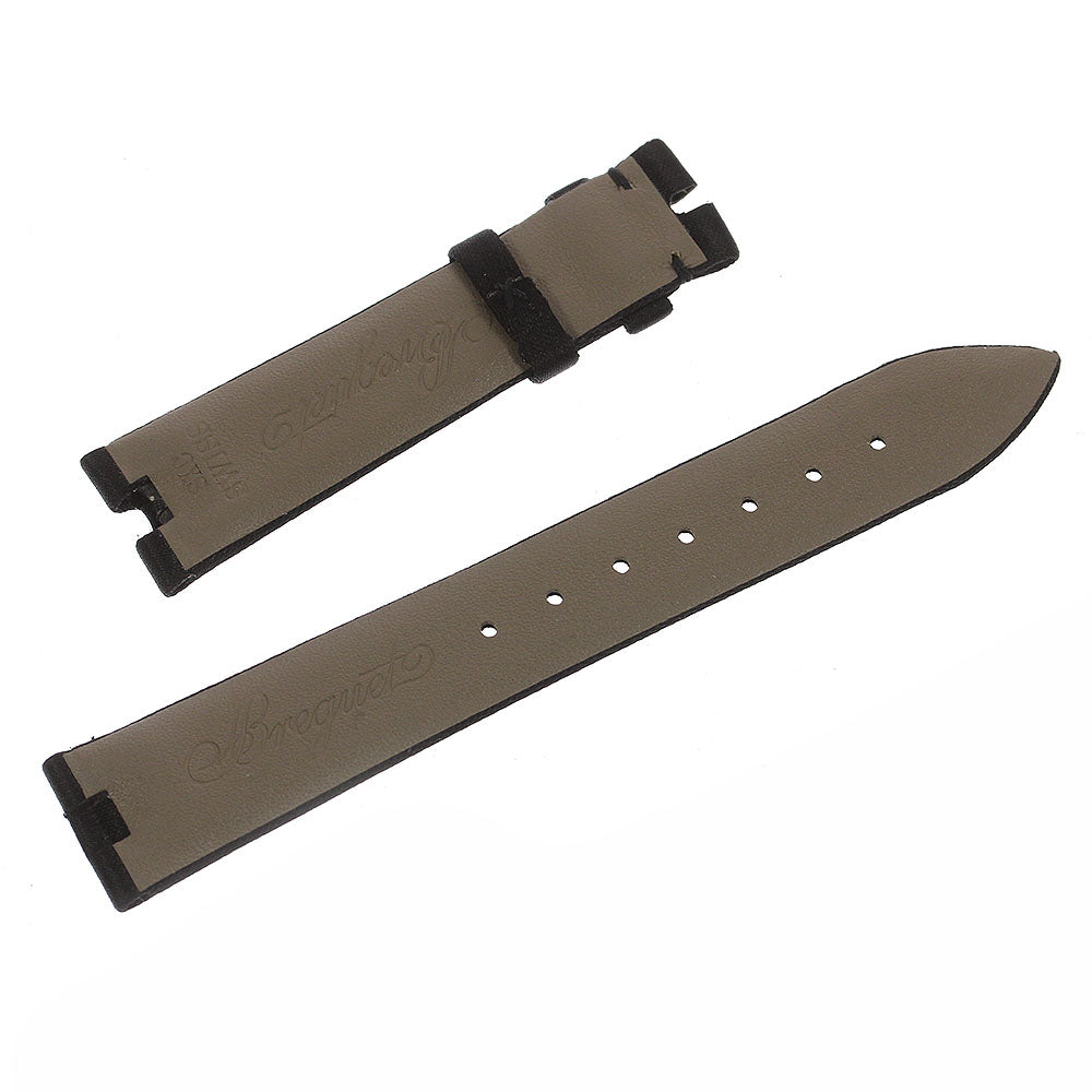 Breguet satin belt Lug width 16mm black Dial Ladies Watch_648142