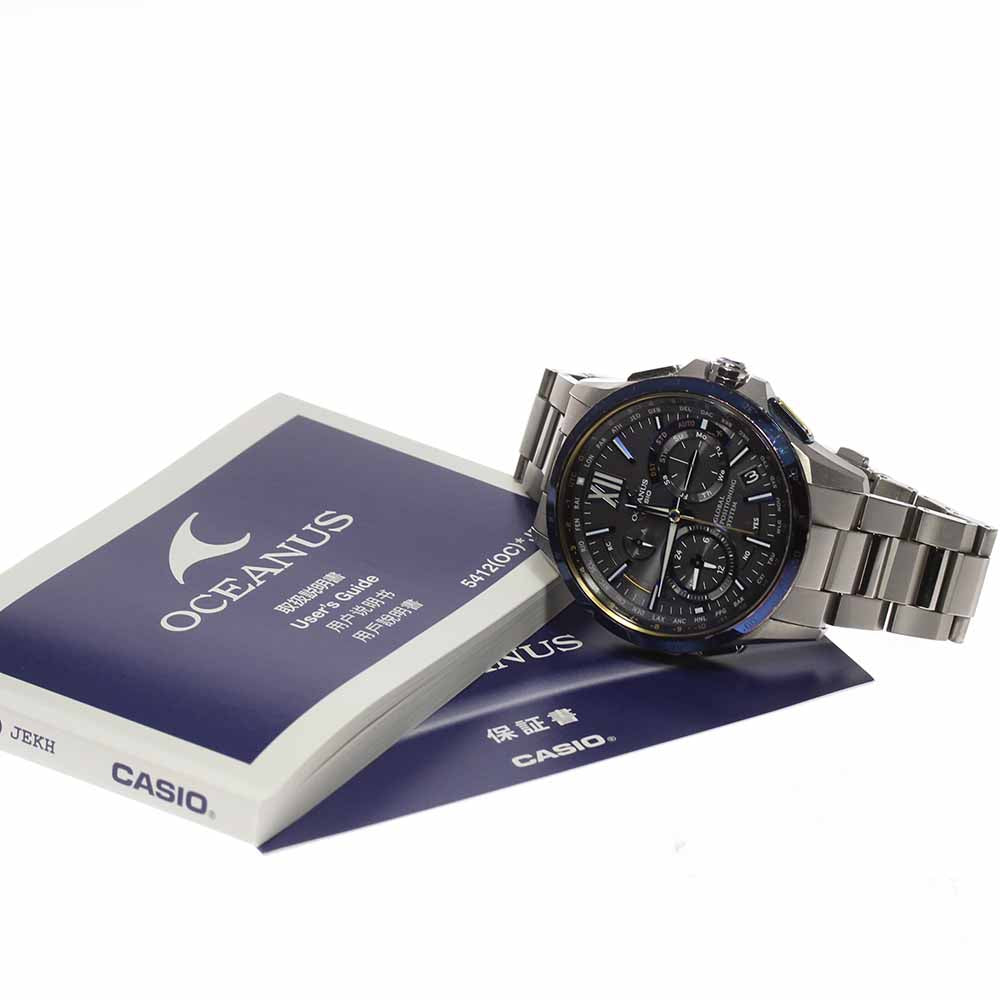 CASIO Oceanus GPS 0CW-G1000Eー１AJF Solar Powered Radio Men's Watch_655974