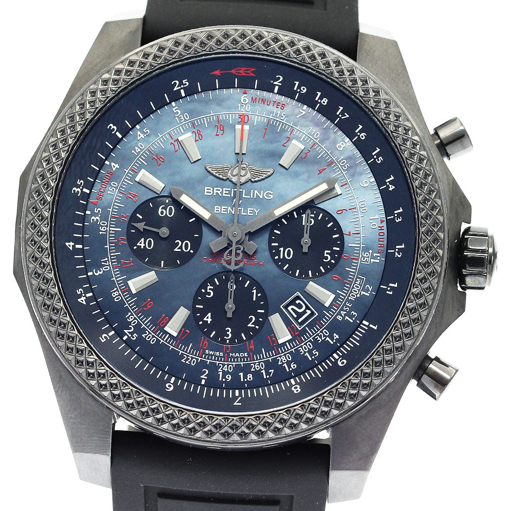 BREITLING Bentley MB0611 / MB061113/BE60 Chronograph Black shell Dial Automatic Men's Watch_660756