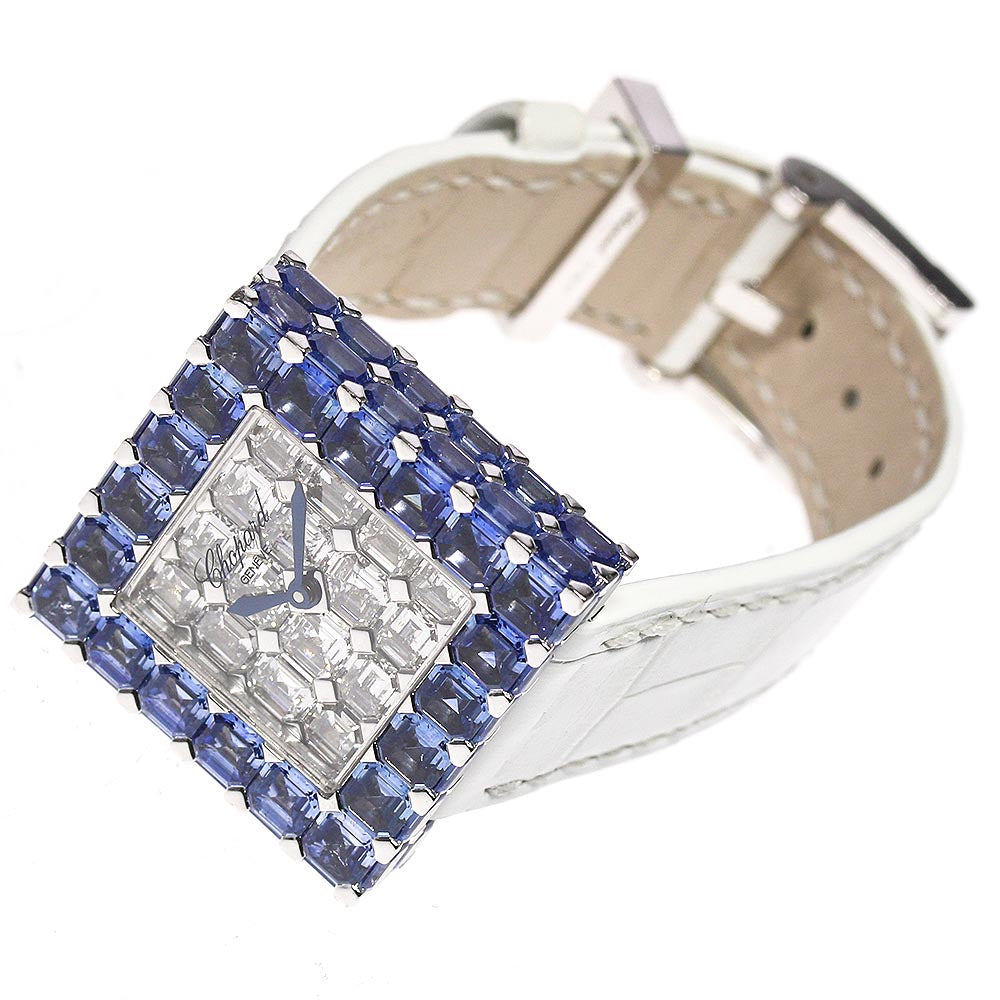 Chopard by.DE GRISOGONO Ice Cube K18WG Full diamond Quartz Ladies Watch_662650