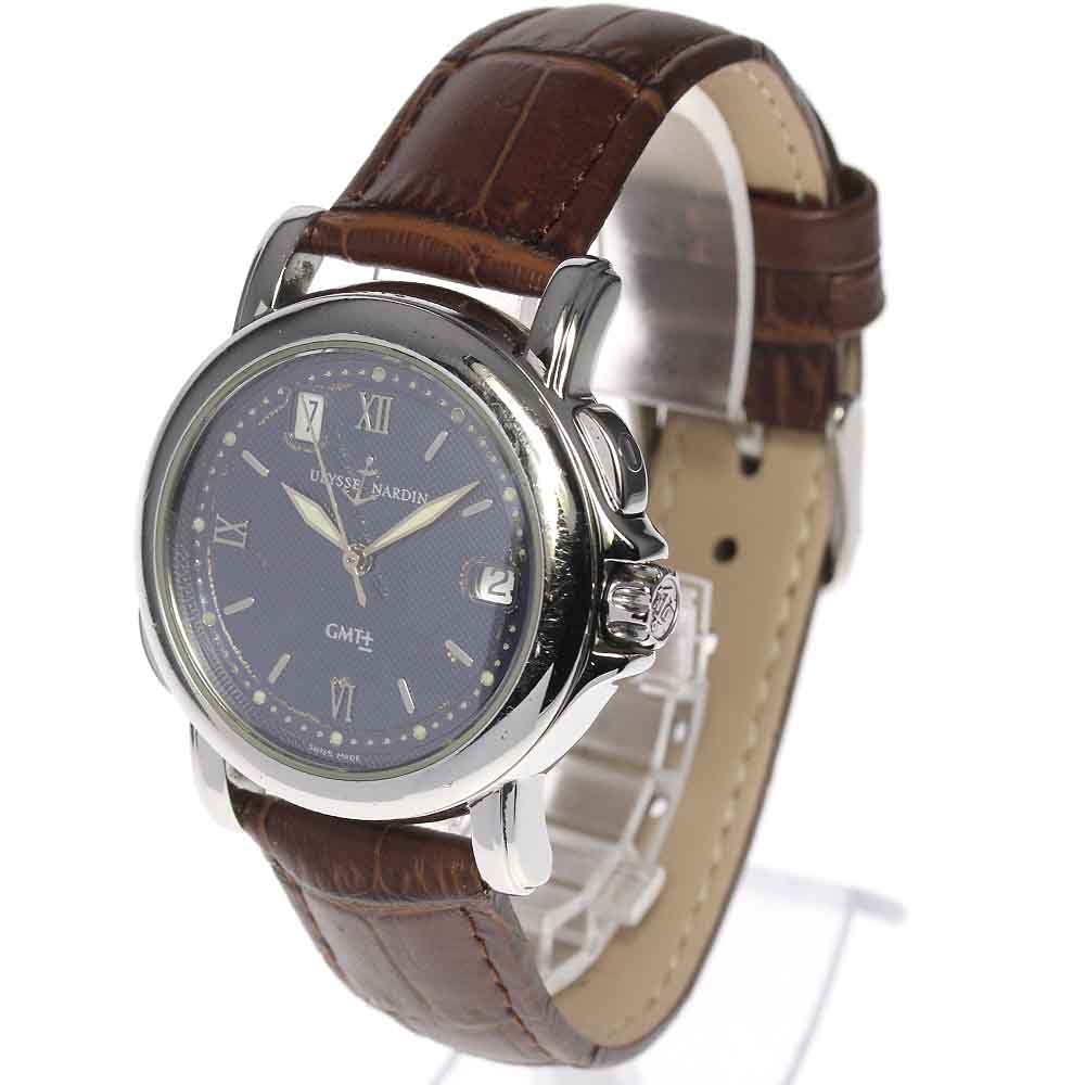 Ulysse Nardin San Marco 203-22 GMT Navy Dial Automatic Men's Watch_666397
