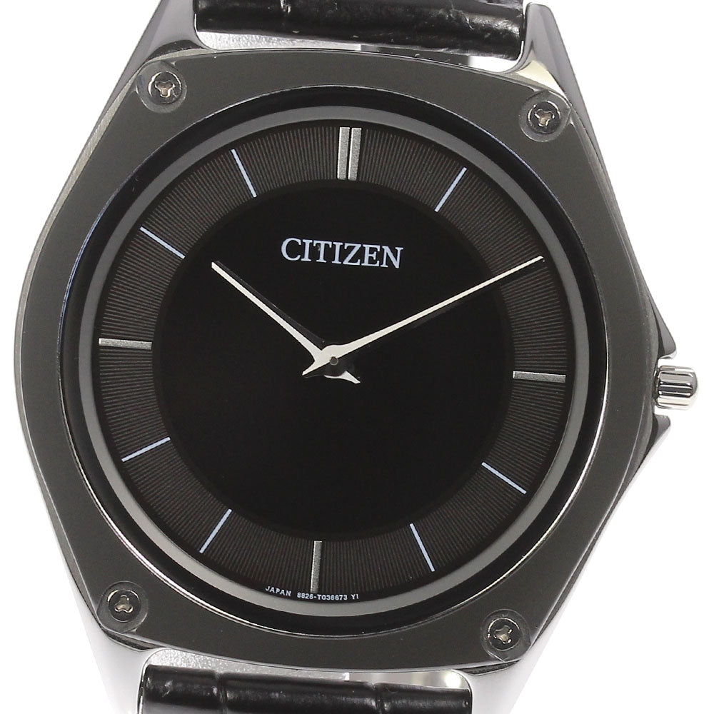 CITIZEN Eco Drive One 8826-T024351 black Dial Solar Powered Men's Watch_666560