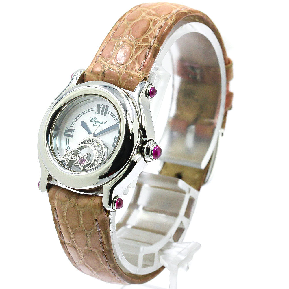 Chopard Happy sports 27/8245-42 Moon star White shell Dial Quartz Ladies_667345