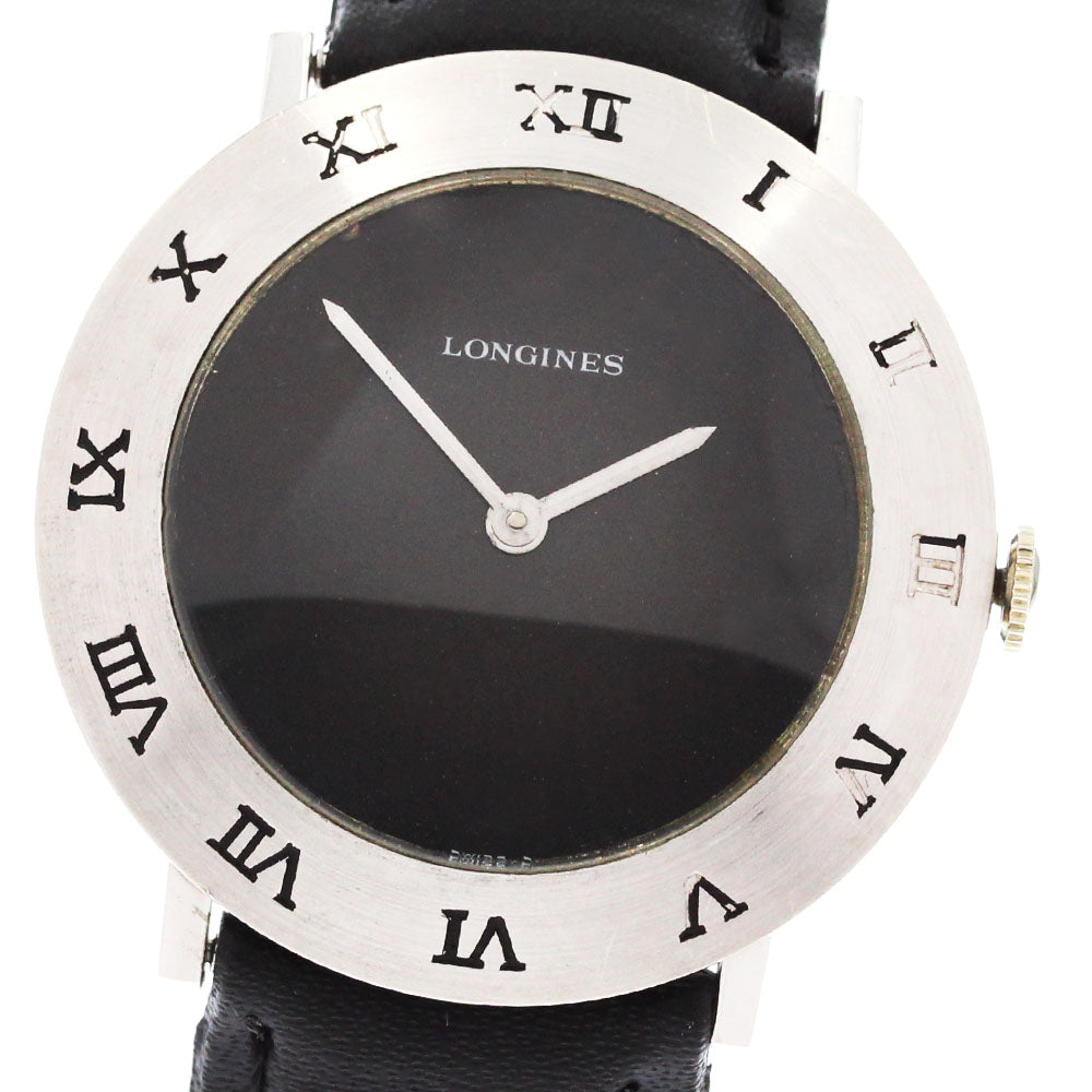LONGINES cal.428 vintage black Dial Hand Winding Men's Watch_668268