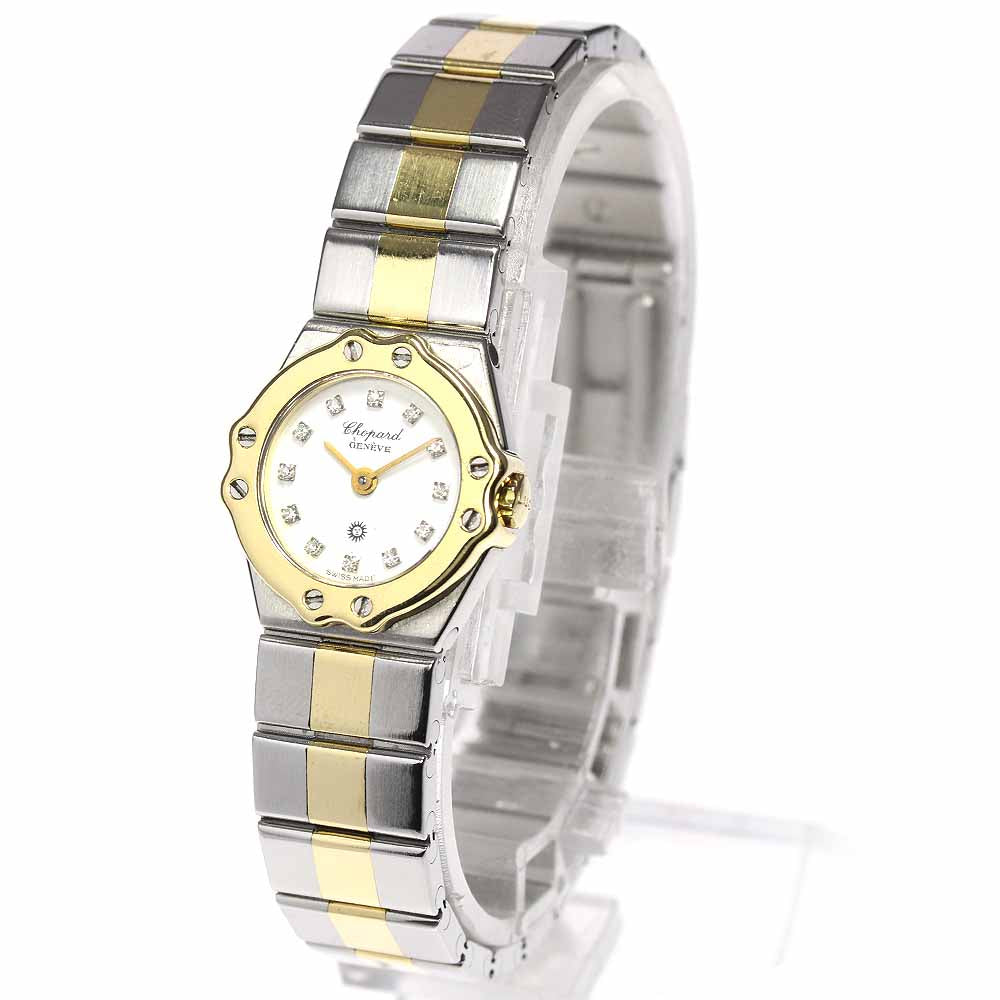 Chopard St Moritz 8067/11 12P Diamond White Dial Quartz Ladies Watch_670399