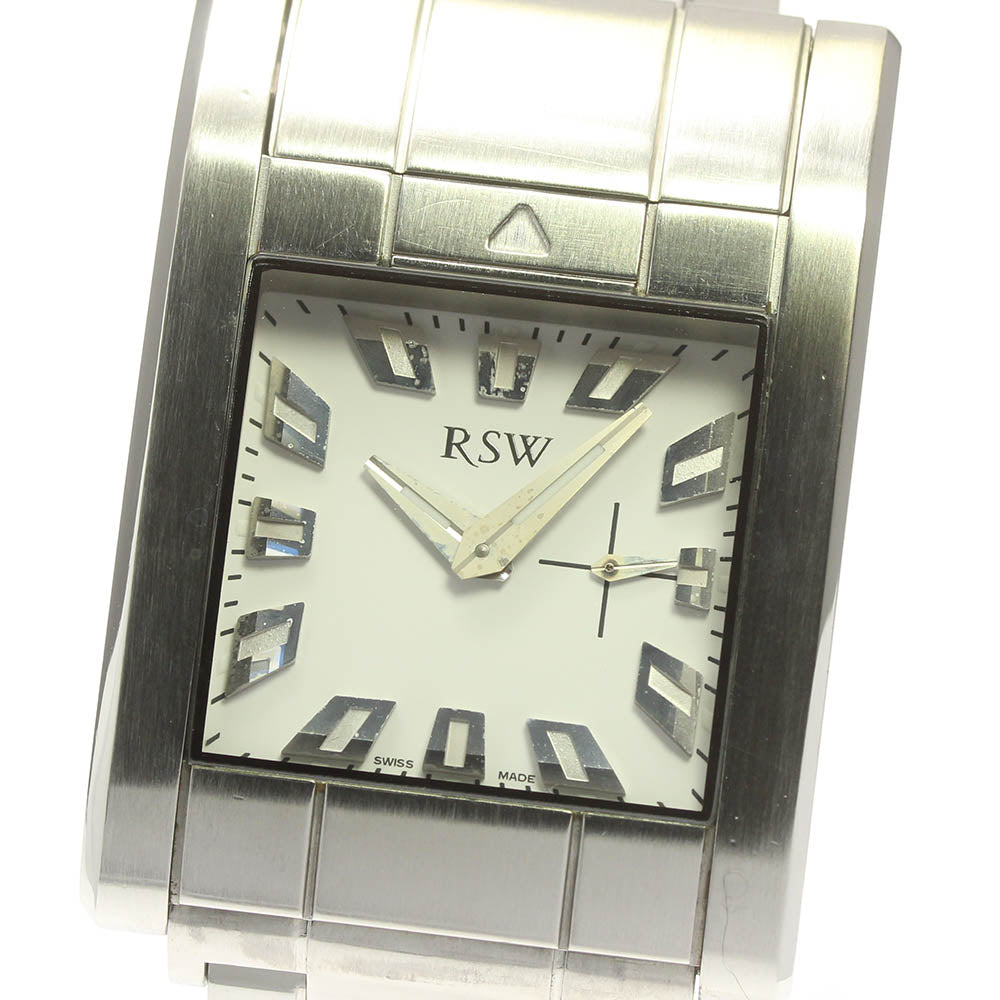RSW 9410 Small seconds white Dial Quartz Men's Watch_672195