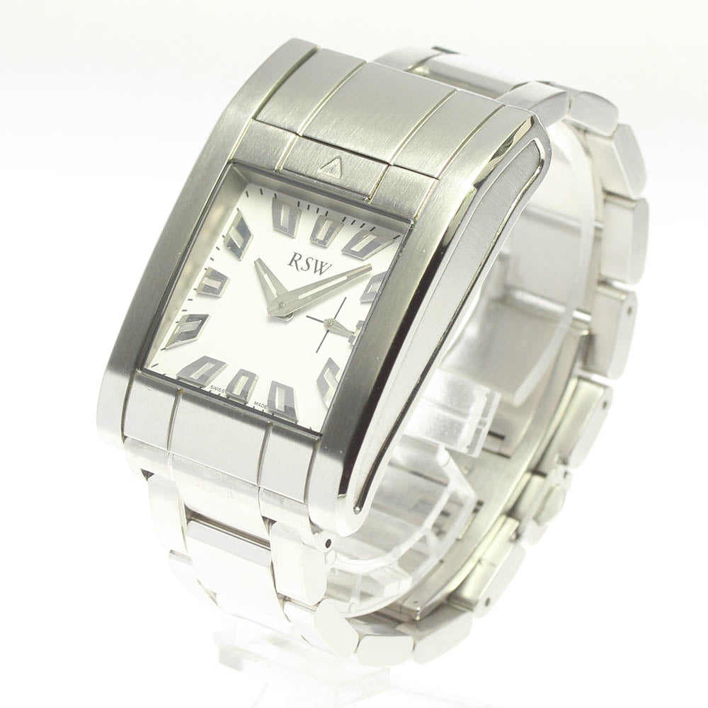 RSW 9410 Small seconds white Dial Quartz Men's Watch_672195