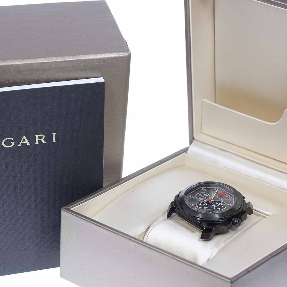 BVLGARI Octo Veloccesimo Chrono BG041SCH date head only gray Dial Automatic Men's Watch_677194