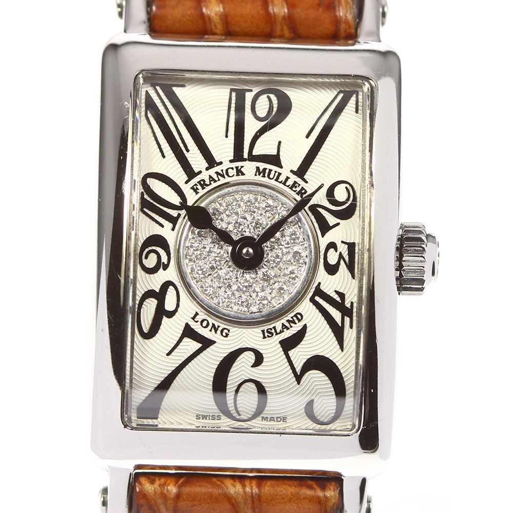FRANCK MULLER Long Island Petit 802QZCD1P Silver Dial Quartz Ladies Watch_680048