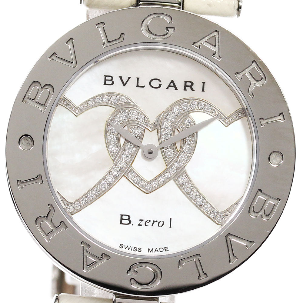 BVLGARI B-zero1 BZ35S Double Heart Diamond Quartz Ladies Watch_681366