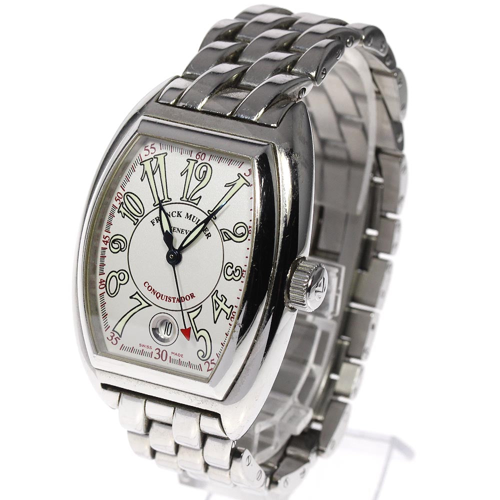 FRANCK MULLER Conquistador Date Silver Dial Automatic Men's Watch_681777