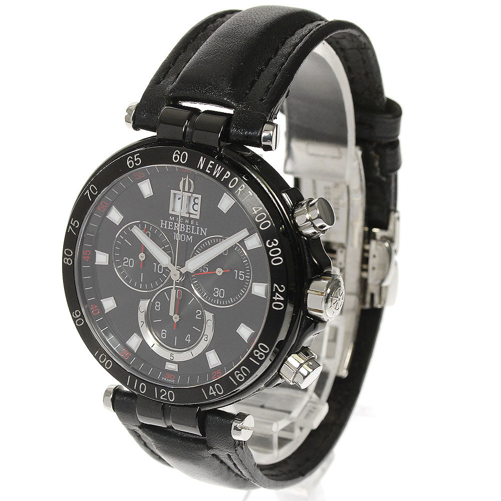 MICHEL HERBELIN Newport Yacht Club Chronograph black Dial Quartz Men's Watch_683679