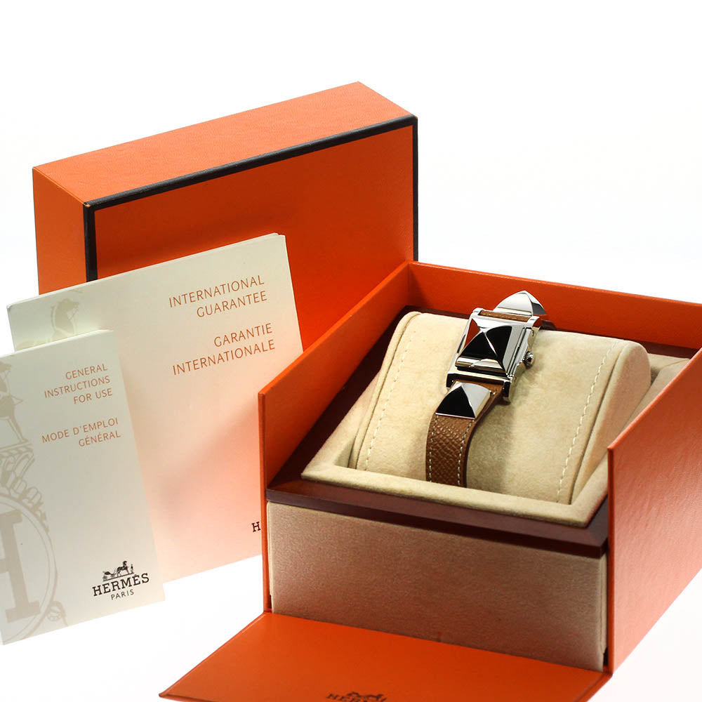 HERMES Medor ME3.210 Silver Dial Quartz Ladies Watch_686888