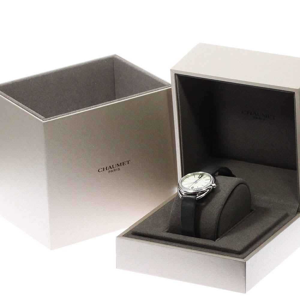 Chaumet Lian W23211-01A Diamond Bezel Silver Dial Quartz Ladies Watch_687877
