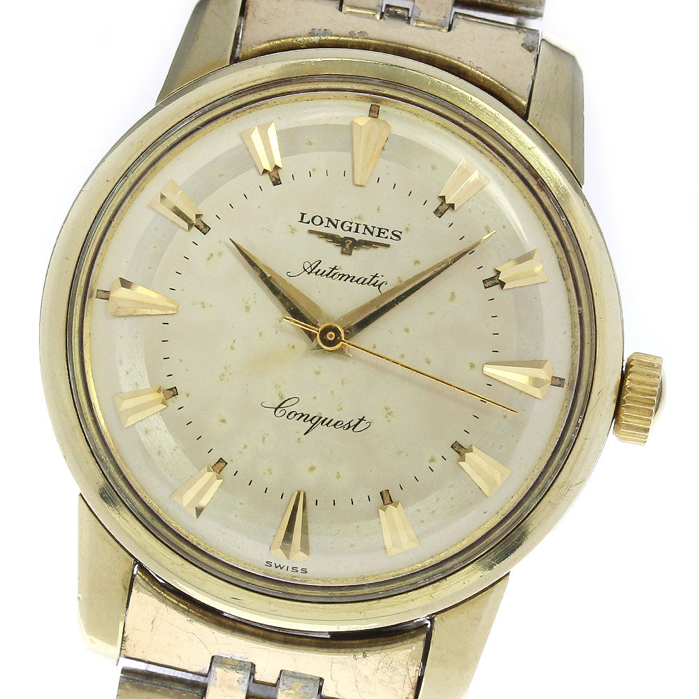LONGINES Conquest ref.9002 Vintage cal.19AS Silver Dial Automatic Men's Watch_691834
