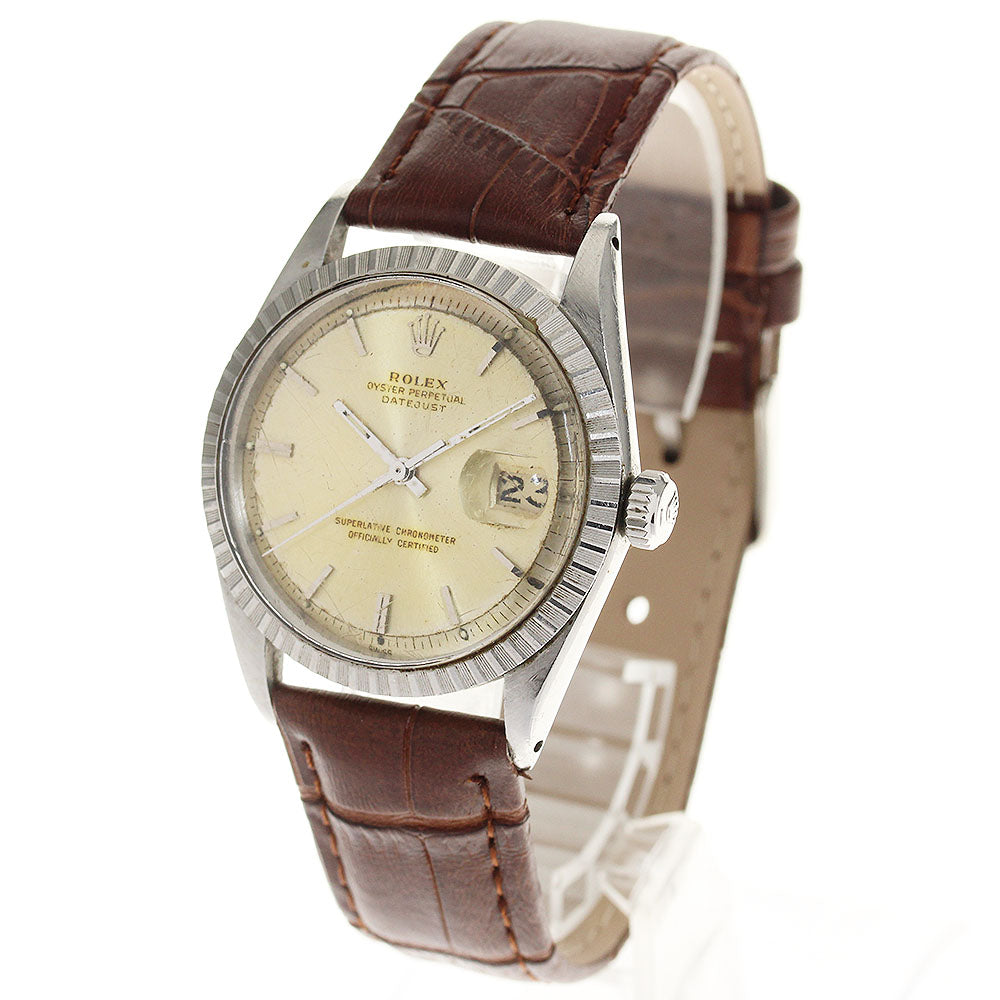 ROLEX DATEJUST 1601 cal.1560 Silver Dial Automatic Men's Watch_692079