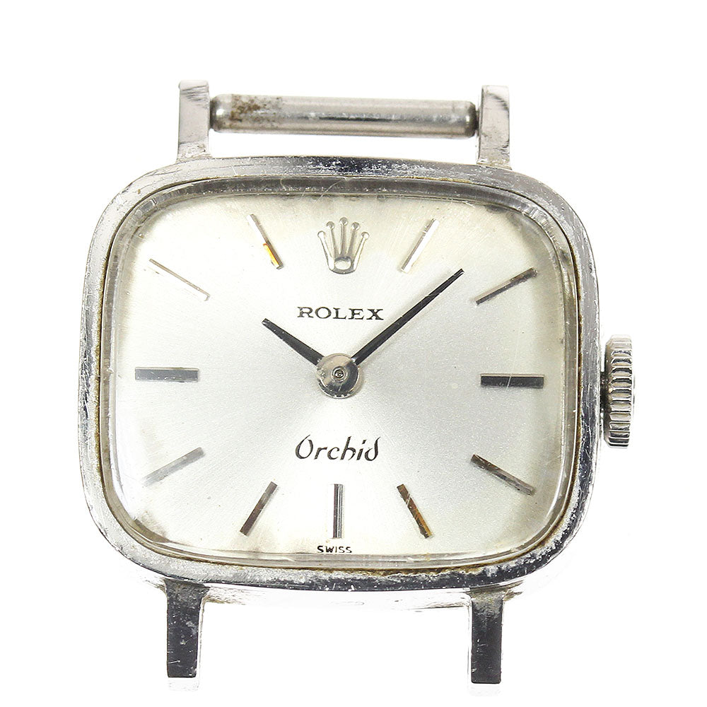 ROLEX Orchid ref.2651 K18WG Cal.1400 head Silver Dial Hand Winding Ladies Watch_692992