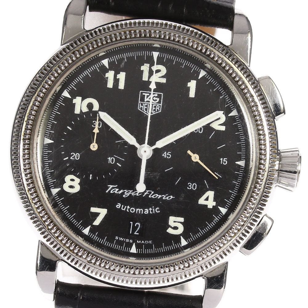 TAG HEUER Targa Florio CX2110 Chronograph Date black Dial Automatic Men's Watch_693758