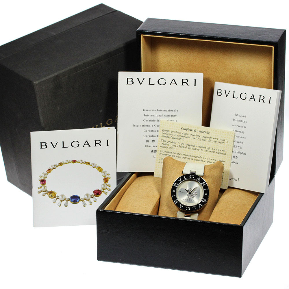 BVLGARI B-zero1 BZ35S Double Heart Diamond Quartz Ladies Watch_696678