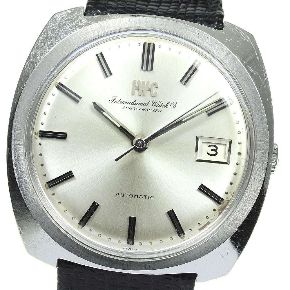 IWC SCHAFFHAUSEN Old Inter Date Silver Dial Automatic Men's Watch_697017
