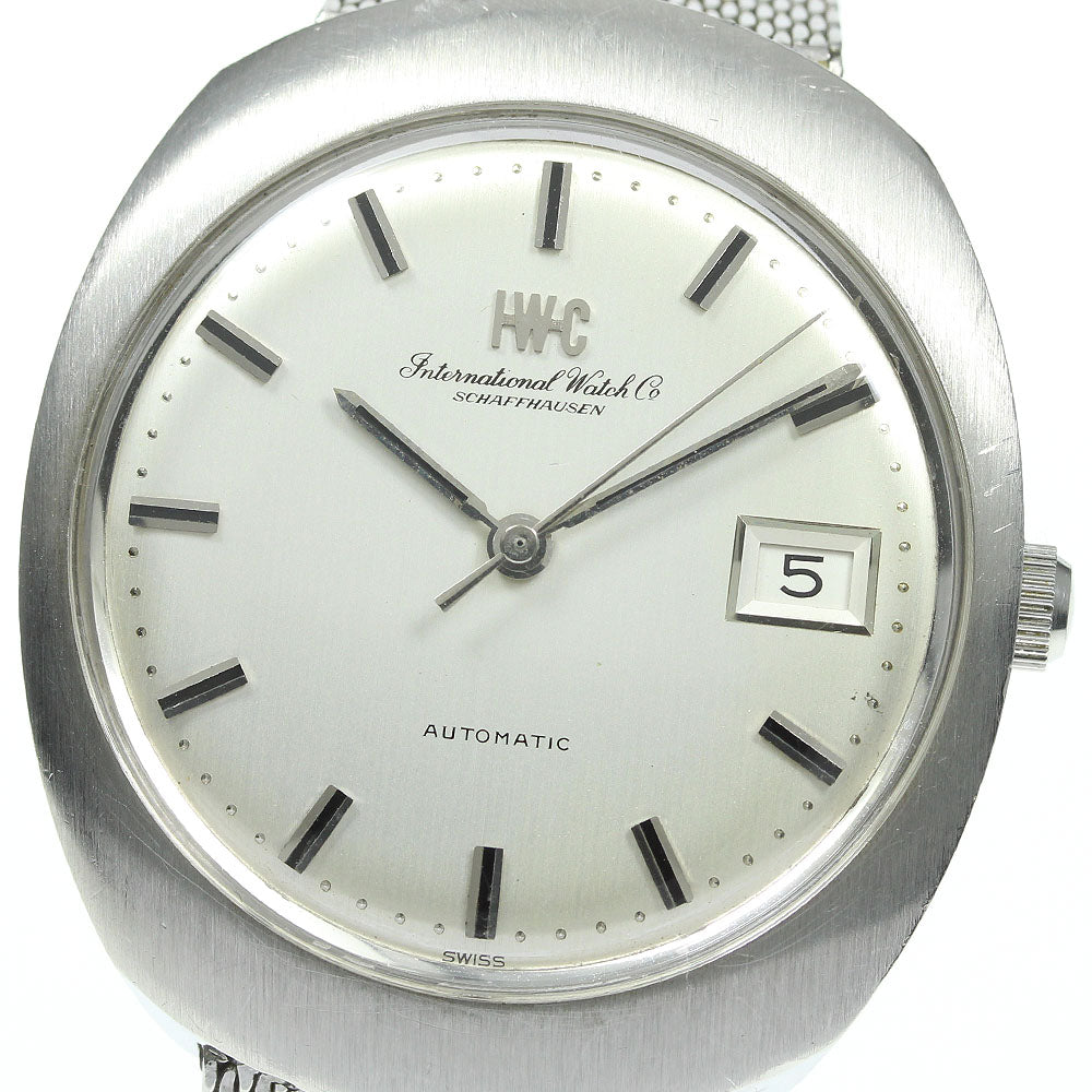 IWC SCHAFFHAUSEN Date vintage Silver Dial Automatic Men's Watch_697602