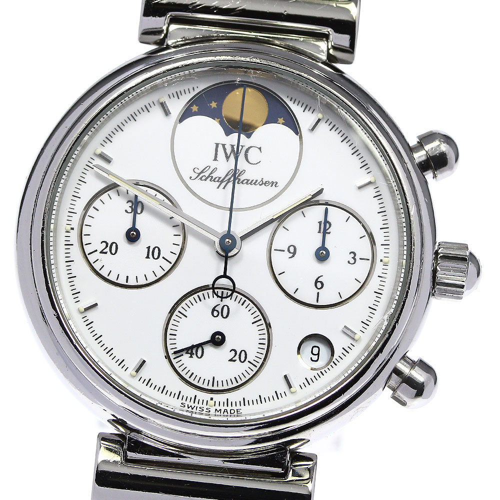 IWC SCHAFFHAUSEN Little Da Vinci IW373606 Chronograph Date Quartz Ladies_691895
