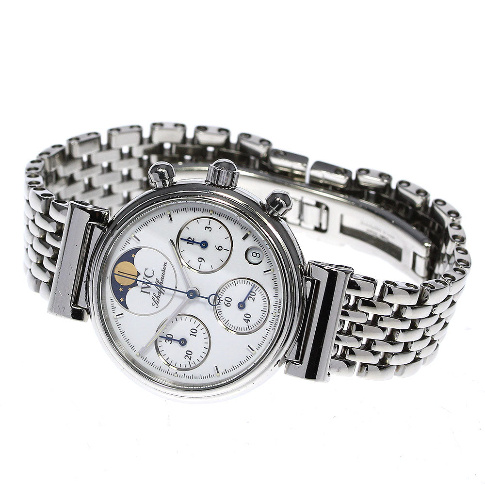 IWC SCHAFFHAUSEN Little Da Vinci IW373606 Chronograph Date Quartz Ladies_691895