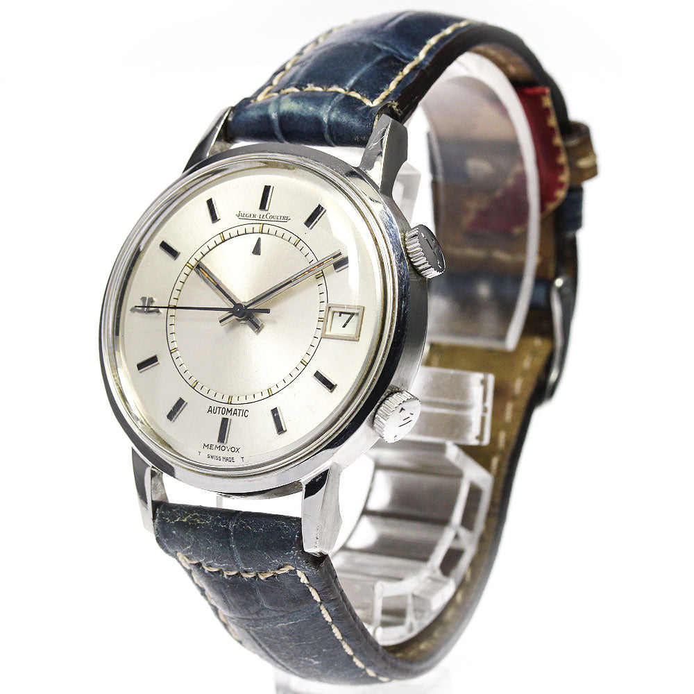 JAEGER-LECOULTRE Memo box 875.42 Alarm Cal.916 Silver Dial Automatic Men's Watch_699435