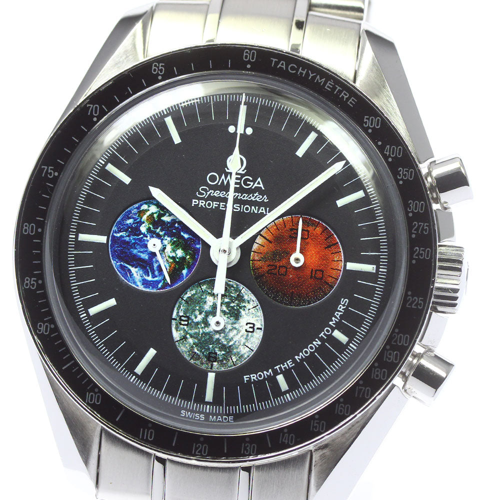 OMEGA Speedmaster From The Moon To Mars 3577.50 Chronograph black Dial Hand Winding Men's Watch_700772