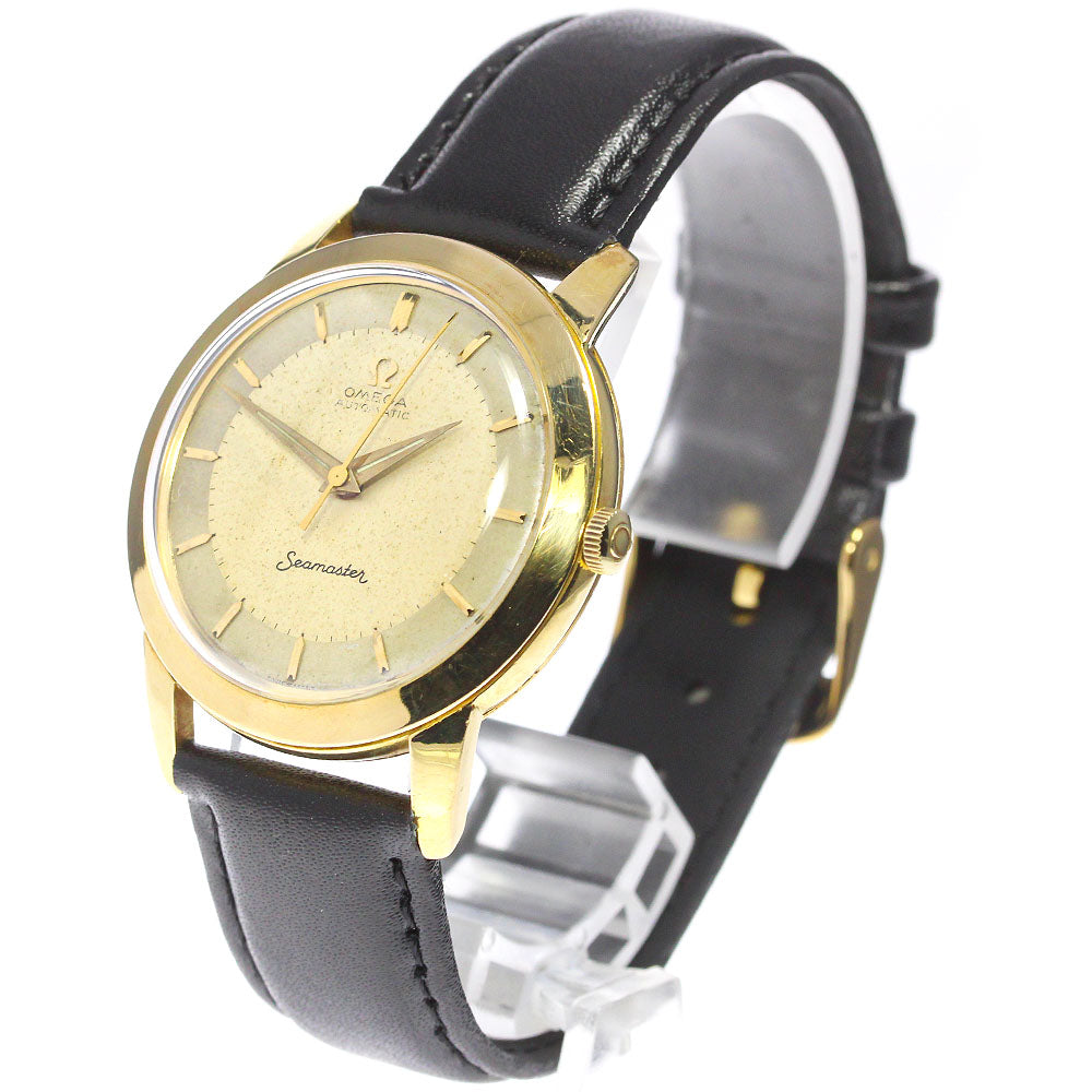OMEGA Seamaster K18YG Cal.471 Silver Dial Automatic Men's Watch_702123