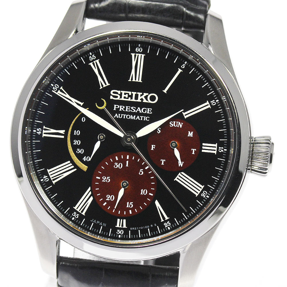 SEIKO Presage lacquer / sandalwood model SARW045/6R21-01F0 AT Men's_704551
