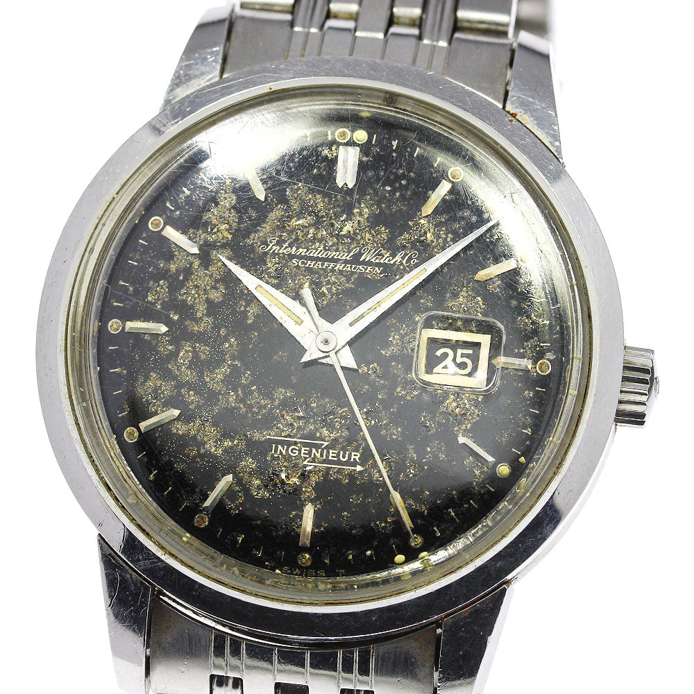 IWC SCHAFFHAUSEN Ingenieur Cal.8531 Date Mirror black Dial Automatic Men's Watch_705036