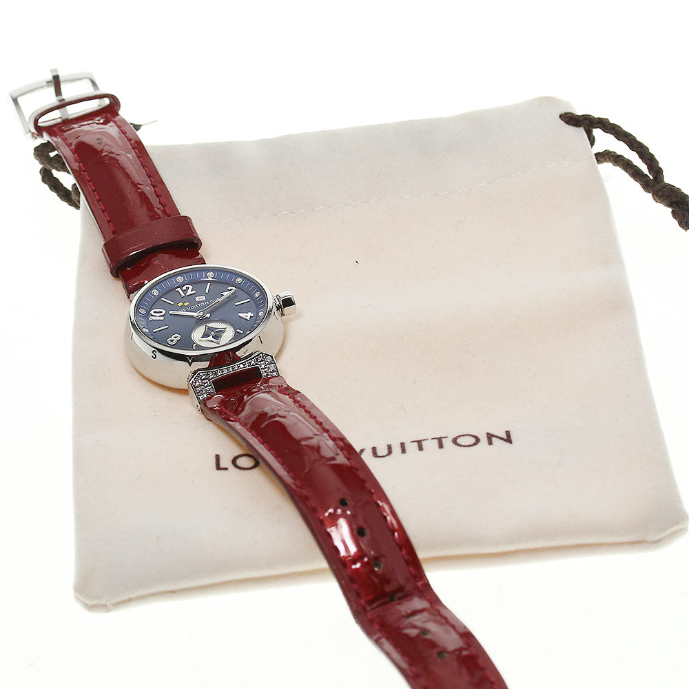 LOUIS VUITTON Tambour Lovely Cup Q12M4 Rug diamond Quartz Ladies Watch_705315