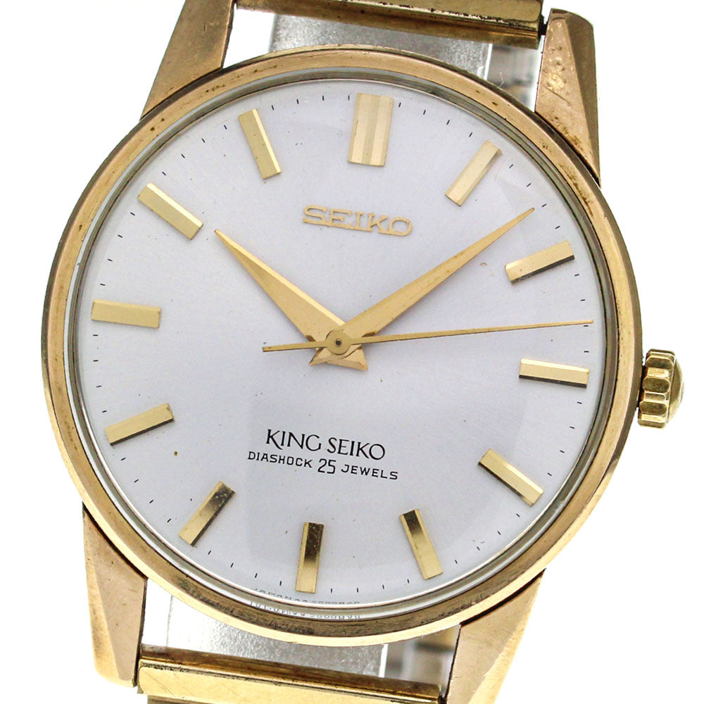 SEIKO King Seiko 442.000 cal.27 Silver Dial Hand Winding Men's Watch_705386