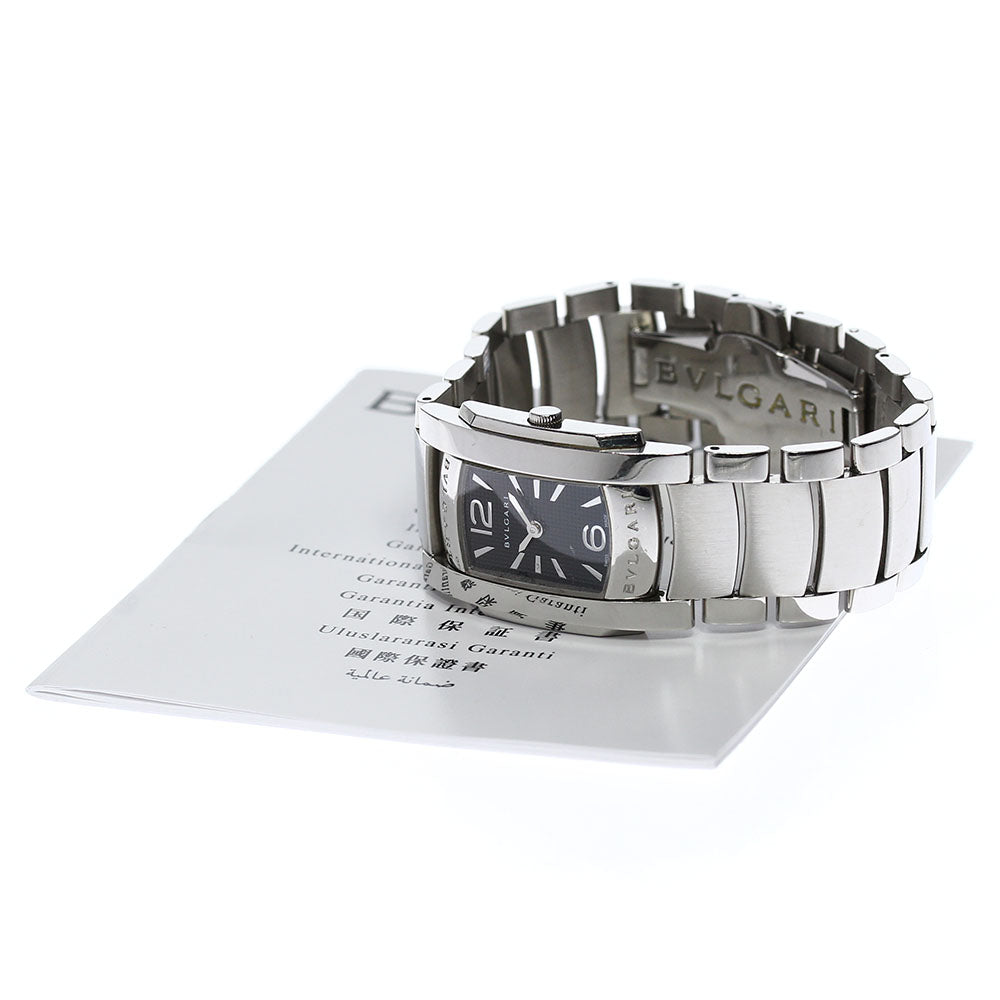 BVLGARI Assioma AA35S black Dial Quartz Ladies Watch_706033