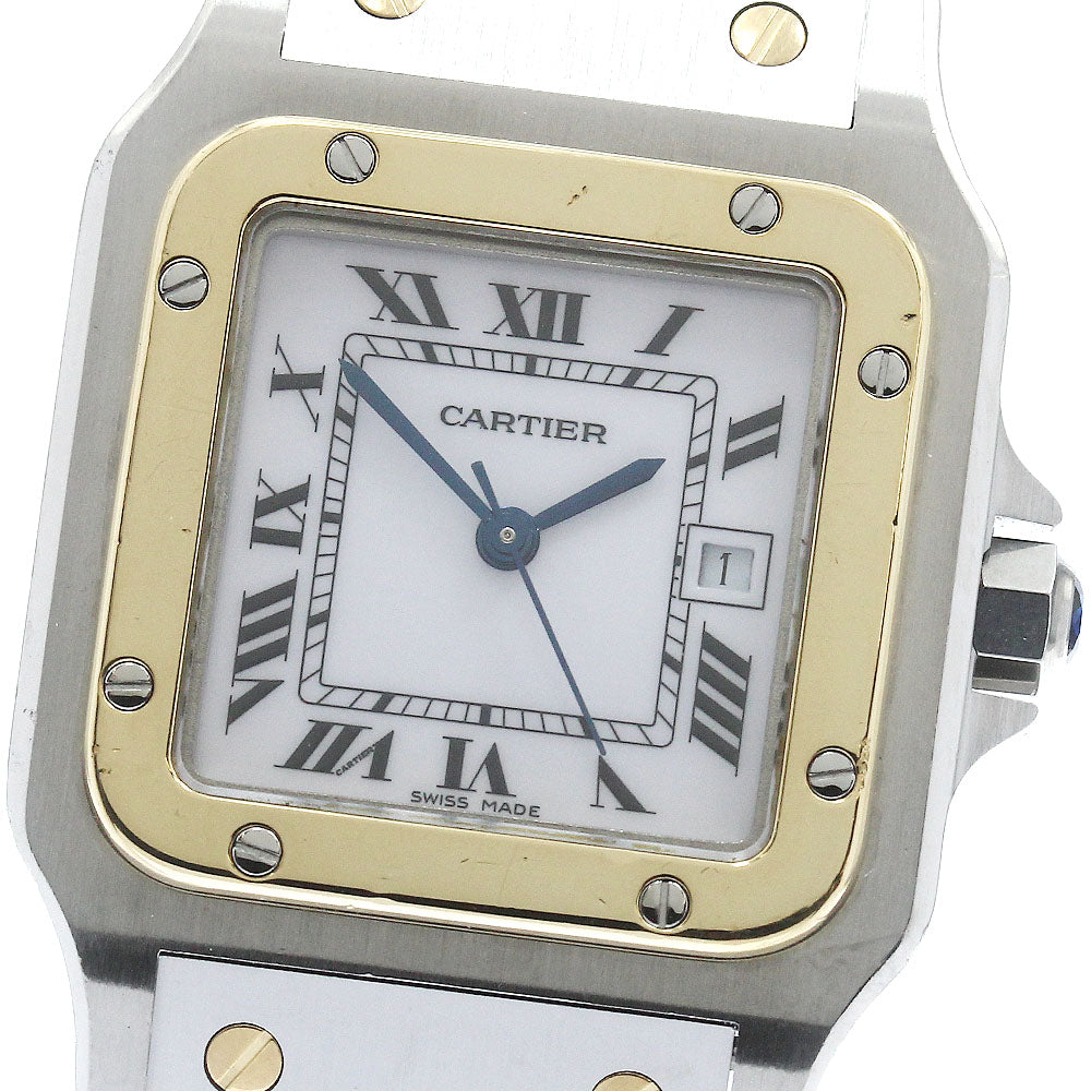 CARTIER Santos GalbeeLM 81036288 Date white Dial Automatic Men's Watch_706378