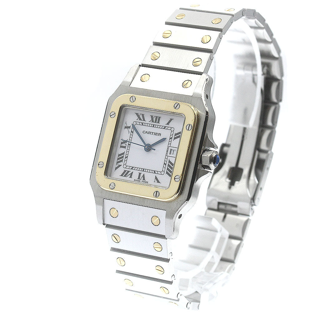 CARTIER Santos GalbeeLM 81036288 Date white Dial Automatic Men's Watch_706378