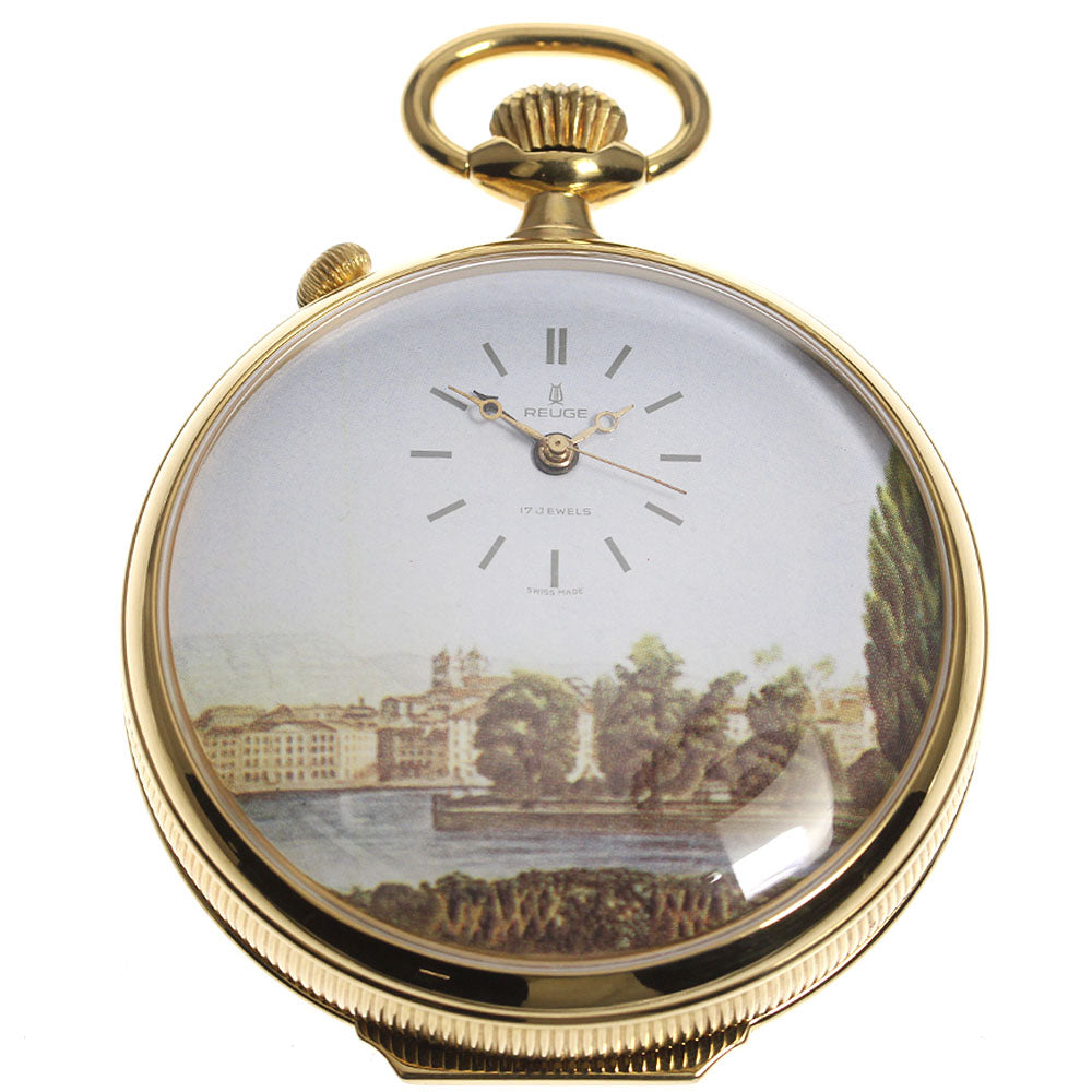 REUGE Music box multicolor Dial Hand Winding Men's Pocket watch_706856